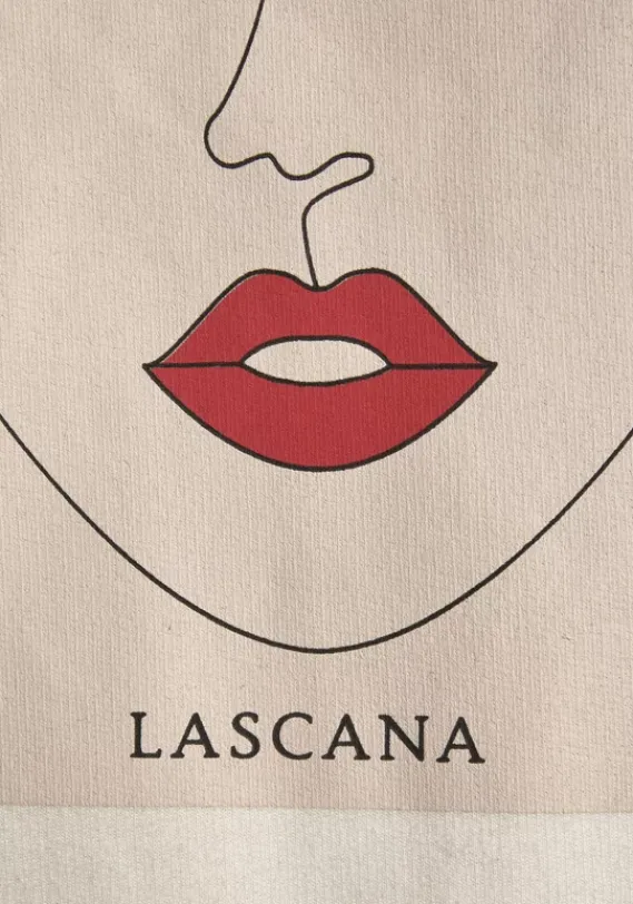 Damenshirts|LASCANA Sweatshirt Hellbeige-Natur-Hellrosa