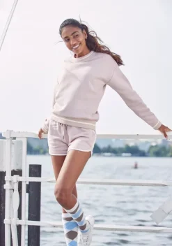 Damenshirts|LASCANA Sweatshirt Rose