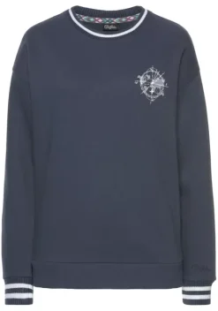 Damenshirts|Buffalo Sweatshirt Marine