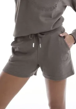 Shorts|Bench. Sweatshorts"Mit Logostickerei" Taupe