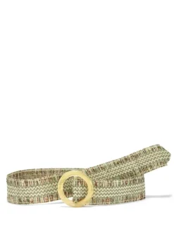 Gurtel|LASCANA Taillengurtel Grun-Beige