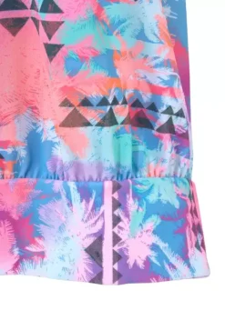 Tankinis|Venice Beach Tankini Pink-Blau-Bedruckt