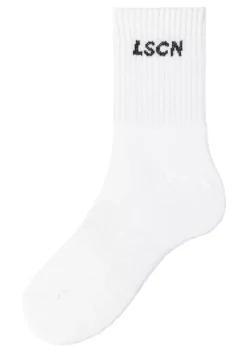 Socken|LSCN by LASCANA Tennissocken 1X Schwarz, 1X Weis
