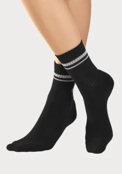 Socken|LASCANA ACTIVE Tennissocken Schwarz