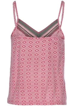 Damenshirts|Vivance Dreams Tragertop Pink Gemustert
