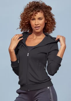 Jacken & Mantel|LASCANA ACTIVE Trainingsjacke Schwarz