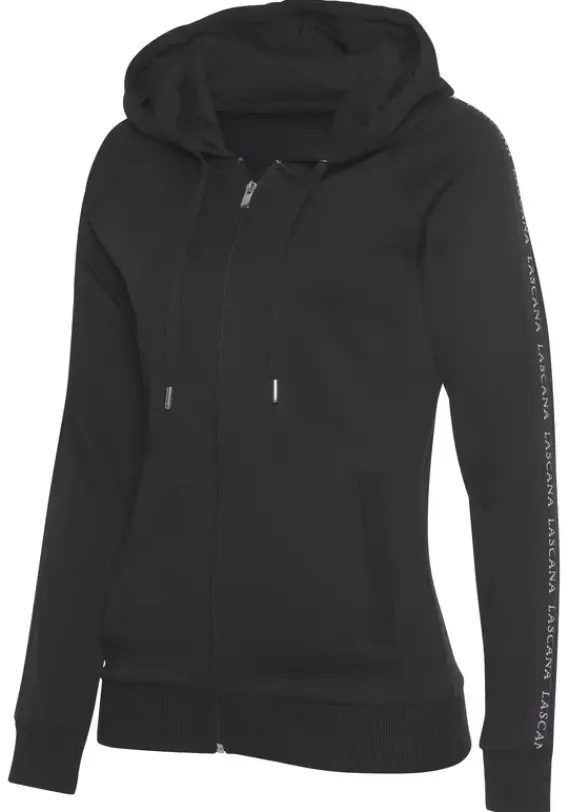 Jacken & Mantel|LASCANA ACTIVE Trainingsjacke Schwarz