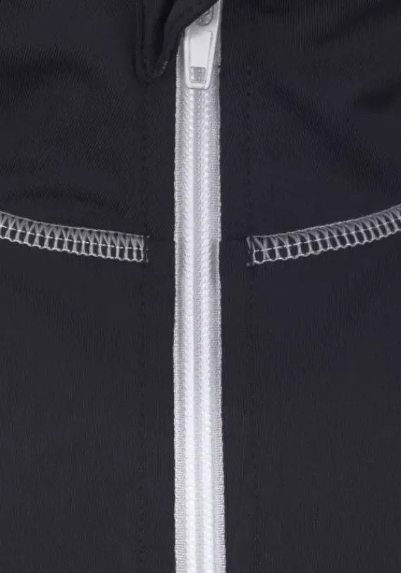 Jacken & Mantel|LASCANA ACTIVE Trainingsjacke"Black Marble" Schwarz-Weis