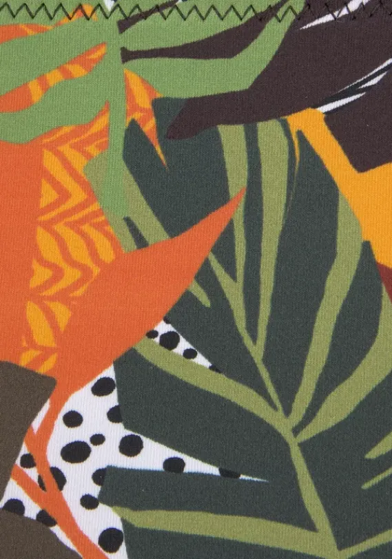 Triangel-Bikinis|Vivance Triangel-Bikini"Foglia" Braun-Bedruckt