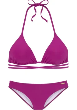 Triangel-Bikinis|Bruno Banani Triangel-Bikini"Metric" Beere