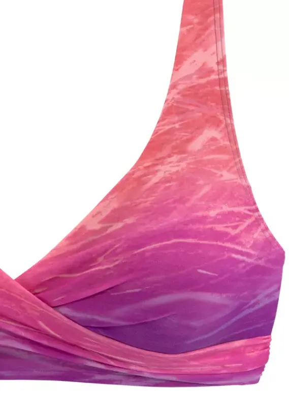 Triangel-Bikinis|LASCANA Triangel-Bikini"Raquel" Marine-Pink