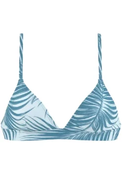 Triangel-Bikinis|LASCANA ACTIVE Triangel-Bikini-Top"Coal" Petrol-Bedruckt