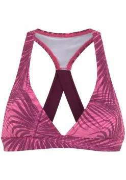 Triangel-Bikinis|LASCANA ACTIVE Triangel-Bikini-Top"Coal" Bordeaux Bedruckt