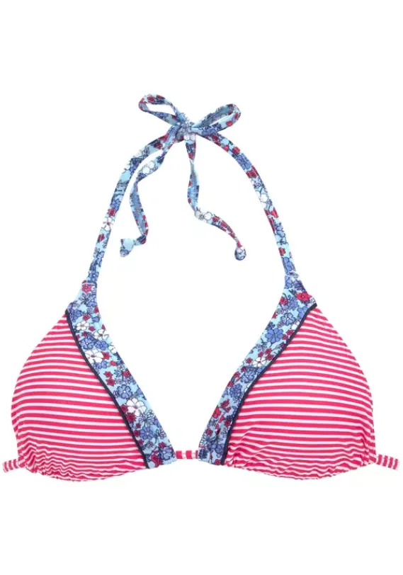 Triangel-Bikinis|s.Oliver Triangel-Bikini-Top"Jill" Rot-Gestreift