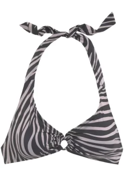 Triangel-Bikinis|LASCANA Triangel-Bikini-Top"Kaa" Schwarz-Bedruckt