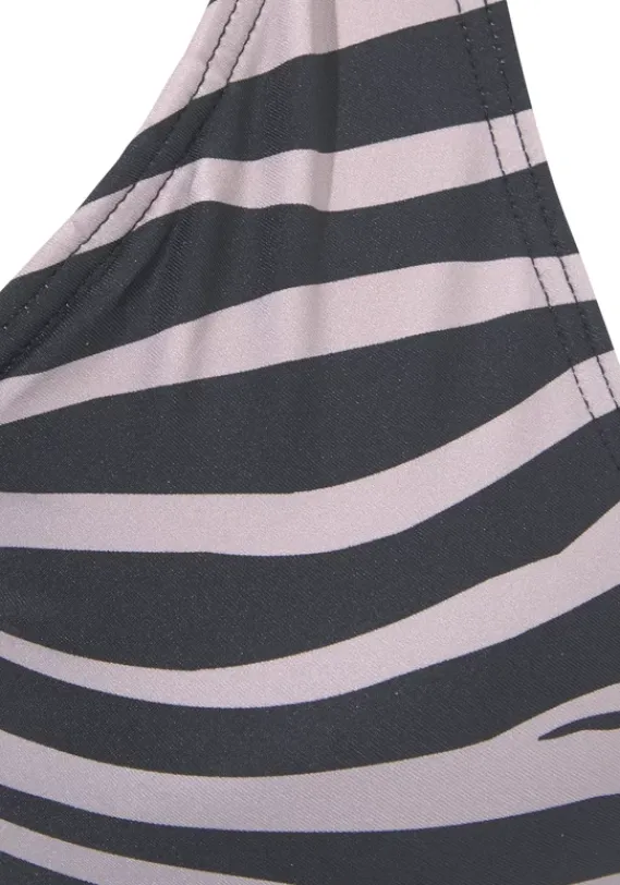 Triangel-Bikinis|LASCANA Triangel-Bikini-Top"Kaa" Schwarz-Bedruckt