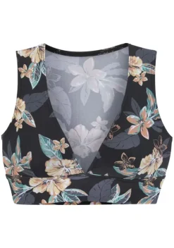 Triangel-Bikinis|Venice Beach Triangel-Bikini-Top"Lori" Schwarz-Bedruckt