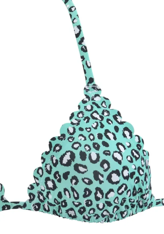 Triangel-Bikinis|LASCANA Triangel-Bikini-Top"Mae" Mint-Bedruckt