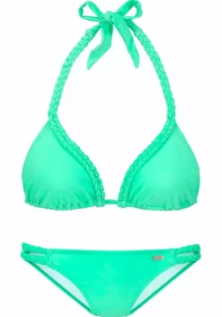 Triangel-Bikinis|Buffalo Triangel-Bikini"Zopf" Mint