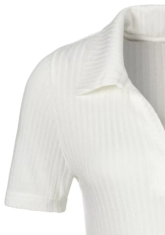 Damenshirts|LASCANA T-Shirt Creme