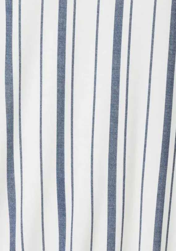 Homewear-Oberteile|Beachtime T-Shirt Blau-Gestreift