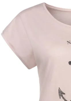 Homewear-Oberteile|Beachtime T-Shirt Rose