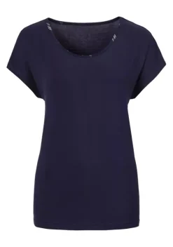 Damenshirts|LASCANA T-Shirt Dunkelblau