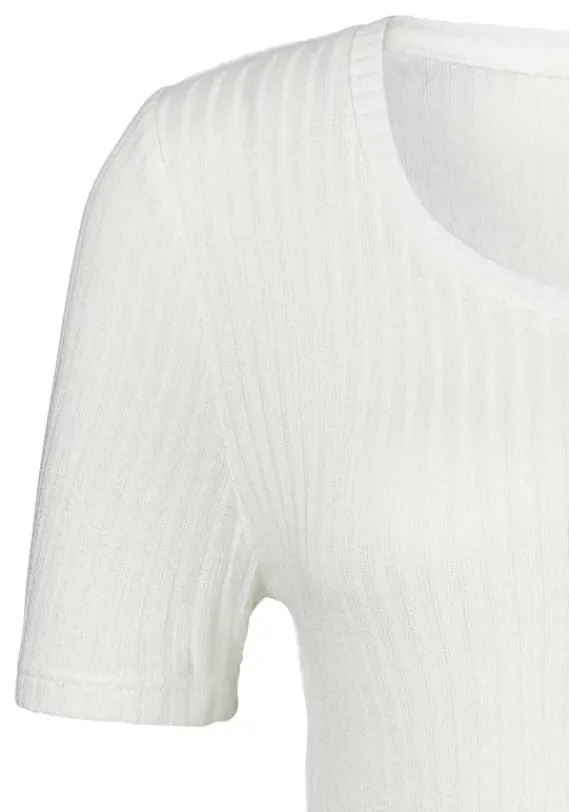 Damenshirts|LASCANA T-Shirt Creme