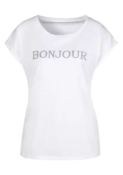 Homewear-Oberteile|Vivance T-Shirt Weis