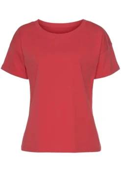 H.I.S Homewear-Oberteile<T-Shirt"Mit Armelaufschlag"