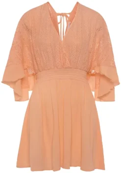 Strandmode|LASCANA Tunikakleid Pfirsich