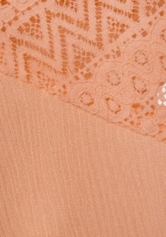 Strandmode|LASCANA Tunikakleid Pfirsich