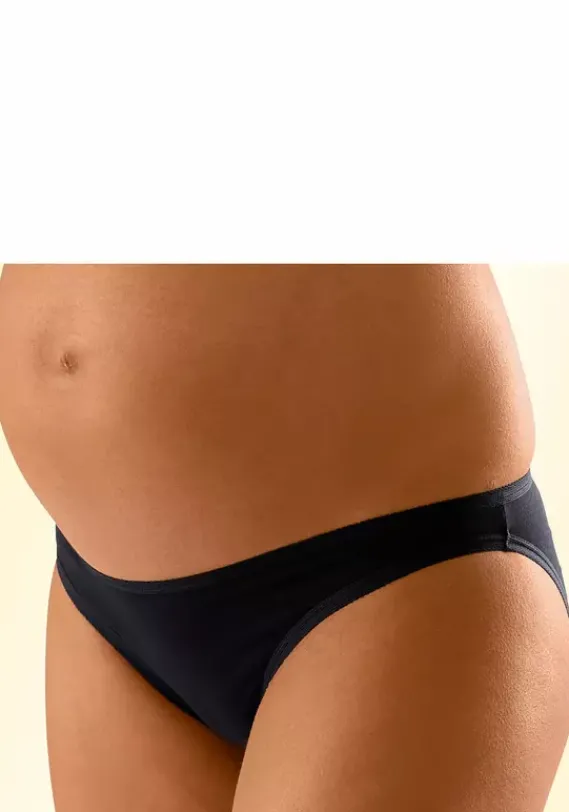 Slips|petite fleur Umstandsslip 2Xblau+2Xweis+1Xschwarz