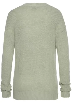 Pullover|LASCANA V-Ausschnitt-Pullover Mint