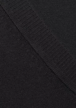 Pullover|Vivance V-Ausschnitt-Pullover Schwarz