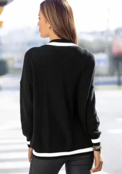 LASCANA Pullover<V-Ausschnitt-Pullover