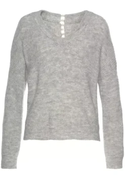 LASCANA Pullover<V-Ausschnitt-Pullover