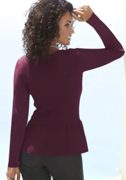 LASCANA Pullover<V-Ausschnitt-Pullover