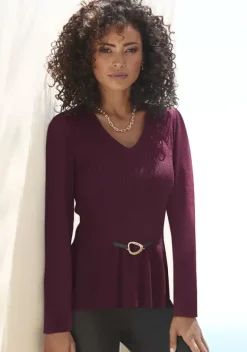 LASCANA Pullover<V-Ausschnitt-Pullover