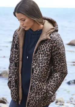 Jacken & Mantel|Bench. Wendejacke Leo-Gemustert-Camelfarben