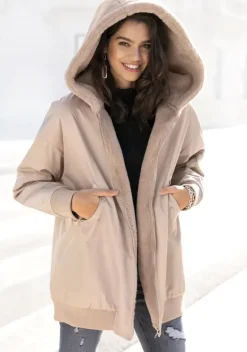 Jacken & Mantel|Buffalo Wendejacke Beige