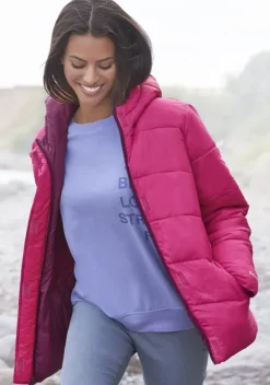 Jacken & Mantel|Bench. Wendejacke Pink-Beere