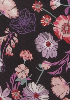 Rocke|LASCANA Wickelrock Schwarz-Bedruckt