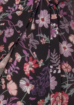 Rocke|LASCANA Wickelrock Schwarz-Bedruckt