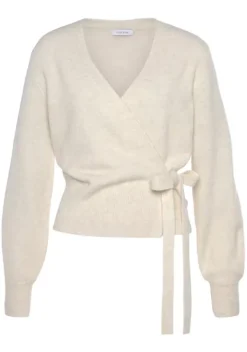 LASCANA Jacken & Mantel<Wickelstrickjacke"-Strickjacke Mit Bindeband"